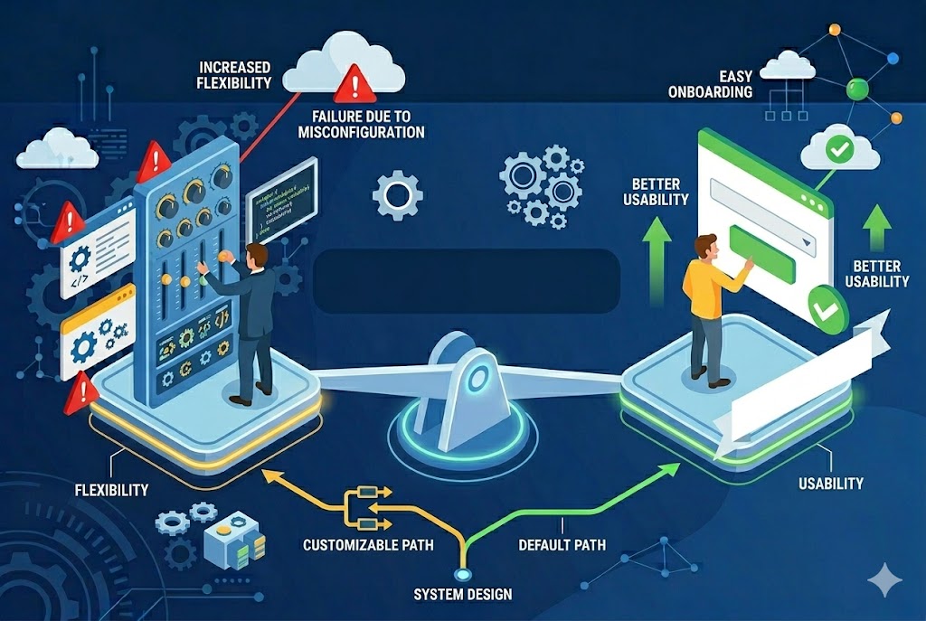 The Core Tradeoff: Flexibility vs Usability ?